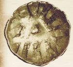 Moneta celtycka znaleziona na Górze Zamkowej (10mm)